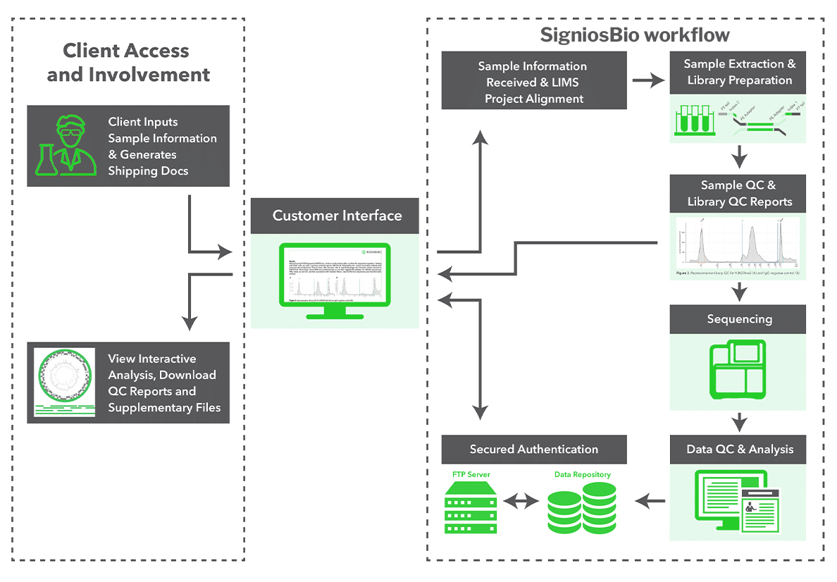 Customer Portal Workflow Diagram